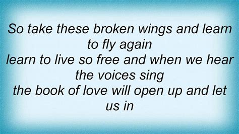 with a broken wings lyrics|with a broken wing song.